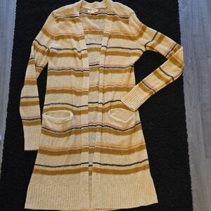 Maurices Multicolor Striped Cardigan